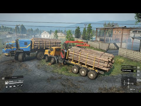 Видео: SnowRunner Переделка новые лесовозы