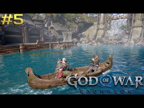 Видео: Вместе с Артемом приплыли в гномий городок ➤ God of War: Ragnarök #5