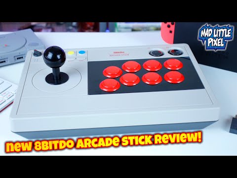 Видео: Обзор нового аркадного джойстика 8Bitdo! Идеально подходит для Nintendo Switch, Raspberry Pi и др...