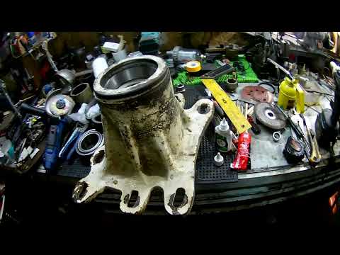 Видео: Замена ступичных подшипников.   Мини погрузчик lonking 307