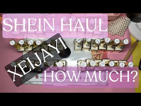 Видео: Образцы гель-лаков Shein Haul Xeijayi