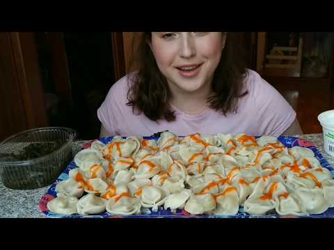 Видео: 1 кг пельменей |1 kg dumplings | Mukbang | 먹방