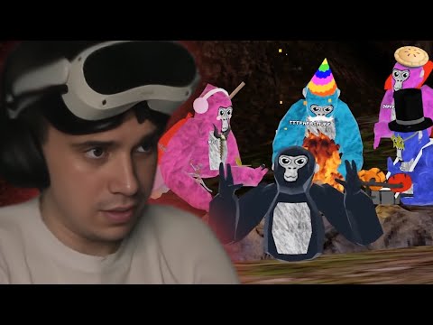 Видео: ГЛЕБ СТАЛ ОБЕЗЬЯНОЙ И НАШЕЛ ДРУЗЕЙ В GORILLA TAG VR | Sasavot