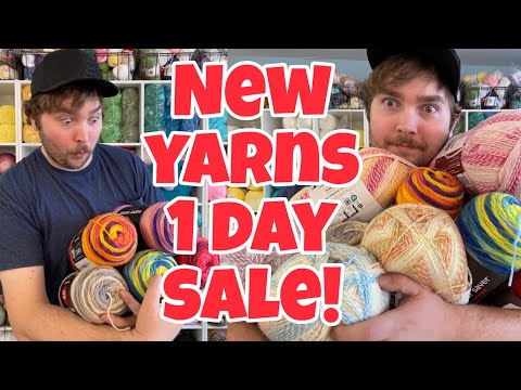 Видео: Распаковка пряжи Yarnspirations — Новая пряжа — Однодневная распродажа #yarnspirations