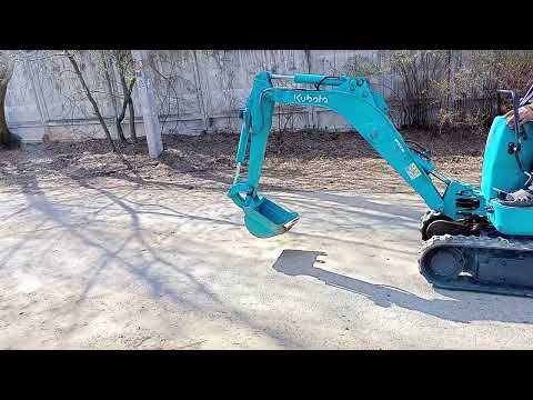 Видео: Kubota K-008 продажа мини-экскаватора