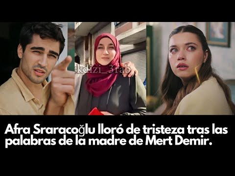 Видео: Афра Срарачоглу плакала от грусти после слов матери Мерта Демира.
