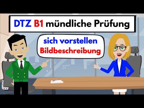 Видео: Устный экзамен DTZ B1 | Представляем себя и описание изображения