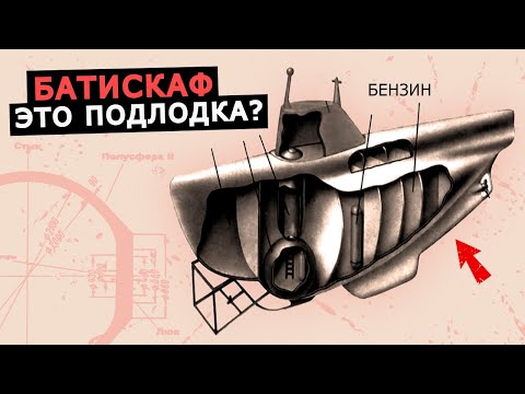 Видео: Чем батискаф отличается от подводной лодки, история создания и принцип работы батискафа