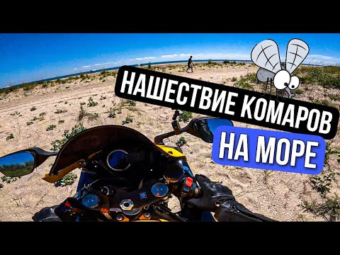 Видео: Адский пляж с Комарами на СПОРТБАЙКЕ!