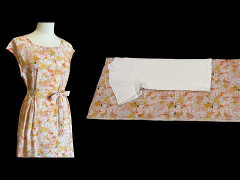 Видео: 📍Как сшить простое платье без выкройки | Пошаговая инструкция по шитью