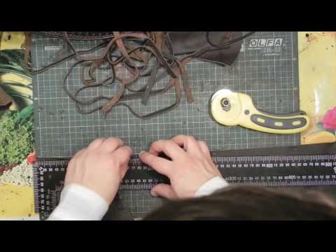 Видео: Мастер-класс №7. Мужской ремень с плетением (часть 3)