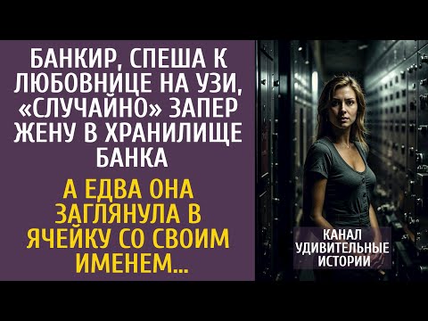 Видео: Спеша к любовнице на УЗИ, запер жену в хранилище банка… А едва она заглянула в ячейку с её именем…