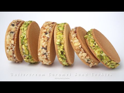 Видео: Рекомендуемый вкусный рецепт 'Печенье с масляным кремом и карамелью'｜siZning