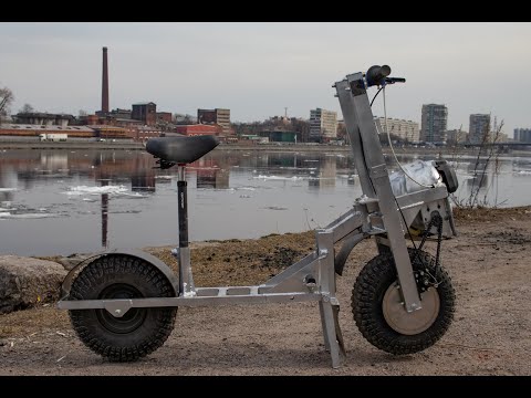Видео: Лесной Кот - Мотовездеход. Самодельный багажник