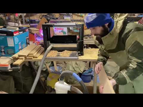 Видео: Бизнес идея для мастерской,рейсмусовый станок СПЕЦ+циклон. Первая часть. Склейка торцевой доски.