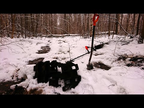 Видео: Траки и рельсы. Внеплановая разведка с металлоискателем в феврале
