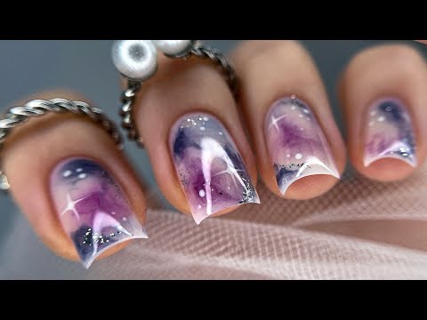 Видео: ТЕПЕРЬ ДЕЛАЮ ТЕКСТУРЫ ТОЛЬКО ТАК! Шикарный маникюр с Блестками