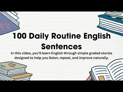 Видео: 100 предложений на английский язык для ежедневного использования || Изучайте английский || Оценив...