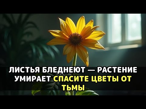 Видео: Ваши цветы погибнут молча, если не дать им свет прямо сейчас