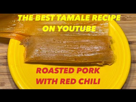 Видео: Семейный рецепт техасских тамале моей прапрабабушки — лучшие тамале со свининой в соусе красный ч...