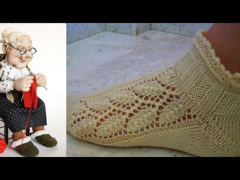 Видео: Носки спицами от мыска  ВЕТОЧКИ  #2024