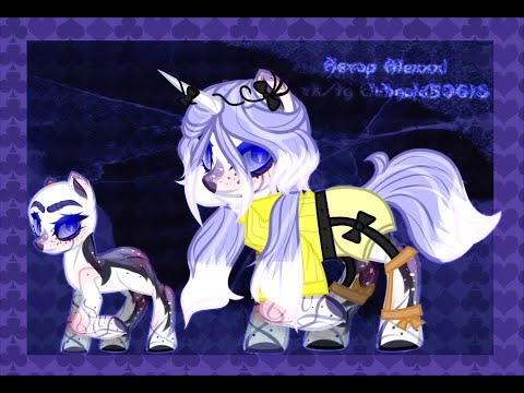 Видео: Speedpaint|Pony|Редизайн|Заказ N8