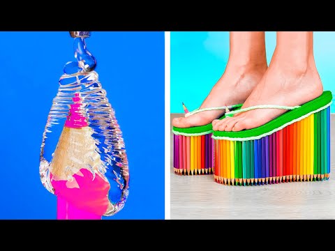 Видео: ГЕНИАЛЬНЫЕ ЛАЙФХАКИ С 3D-РУЧКОЙ И КЛЕЕВЫМ ПИСТОЛЕТОМ