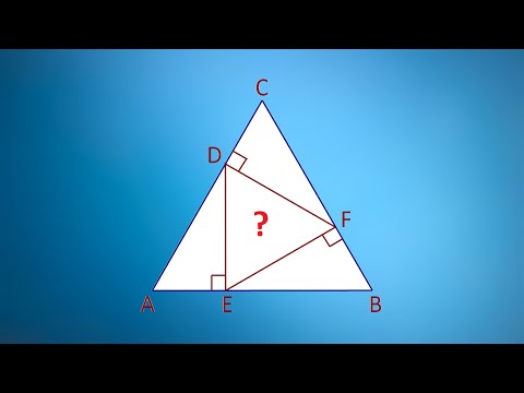 Видео: Найдите площадь треугольника на рисунке ★ Простая геометрия