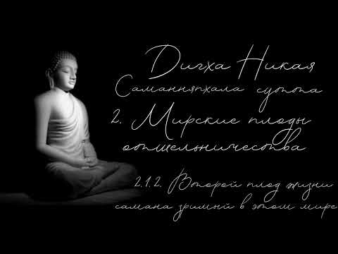 Видео: ДН2 -  2.1.2. Второй плод жизни самана зримый в этом мире. Саманняпхала сутта из ДИГХА НИКАЯ