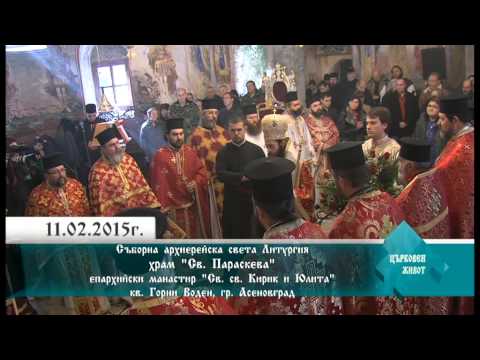 Видео: Църковен живот 11.02.2015г.