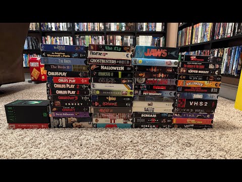 Видео: Моя коллекция VHS-фильмов ужасов/Хэллоуина