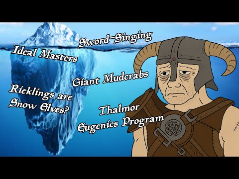 Видео: Этот айсберг из The Elder Scrolls становится всё страннее... (Часть 2)