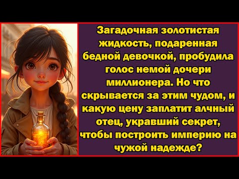Видео: Дочь богача молчала всю жизнь, но всё изменилось после таинственного эликсира