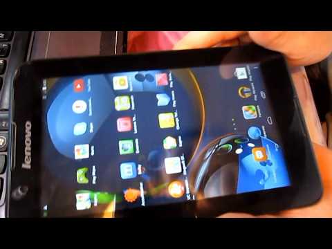 Видео: Lenovo A3300HV висит на заставке