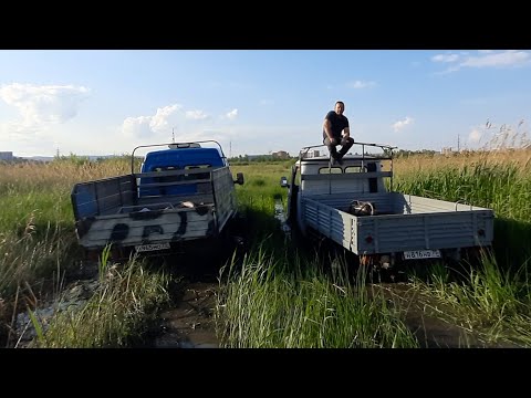 Видео: Сравнили ГАЗель 4х4 и УАЗ на бездорожье. Land Cruiser 80 vs Toyota Blizzard на вояках. OffRoad