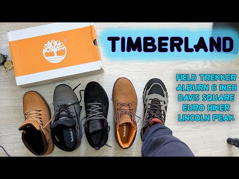 Видео: Обзор ботинок Timberland Alburn, Lincoln, Field Trekker, Davis Square, Euro Hiker