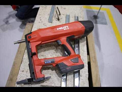 Видео: Аккумуляторный монтажный пистолет Hilti BX 3