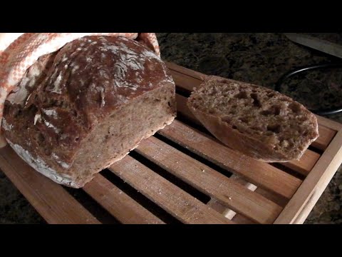 Видео: Хлеб с ферментированным ржаным солодом без замеса теста.