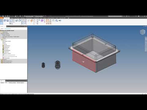 Видео: Autodesk Inventor, iLogic. Добавление настраиваемых компонентов в сборку.