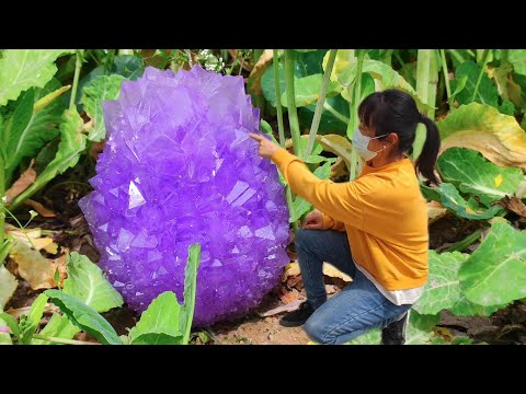 Видео: Оползень! После стихийного бедствия я выкопал огромные кристаллы.