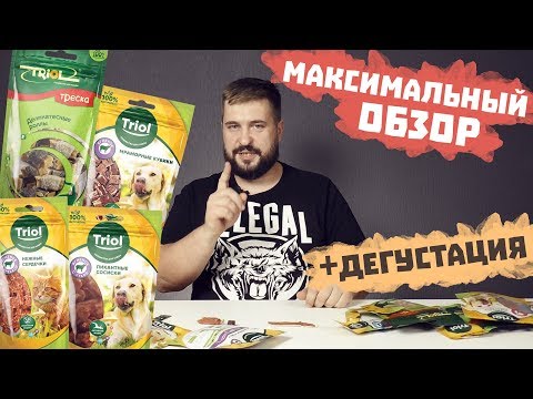 Видео: Триол лакомства для собак и кошек | Обзор и дегустация лакомств | Triol лакомства для кошек и собак