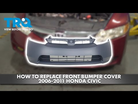 Видео: Как заменить передний бампер на Honda Civic 2006-2011