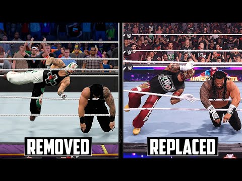 Видео: 25 финишеров, которые были СЕКРЕТНО удалены или изменены в играх WWE!