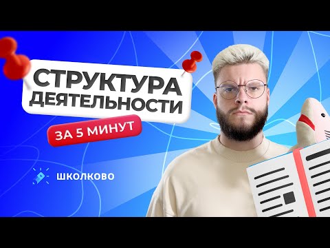 Видео: Структура деятельности - субъект, объект, цель, мотив, средства / ОГЭ 2024 по обществознанию