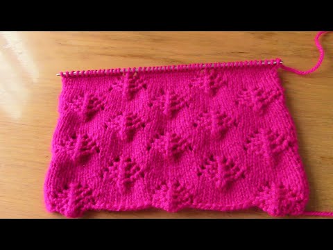 Видео: Ажурный узор спицами💖Knitting patterns