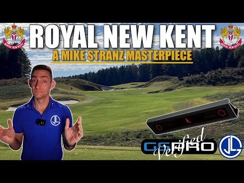 Видео: Королевский Новый Кент на GSPro! Полные 18 лунок с монитором запуска VTrack
