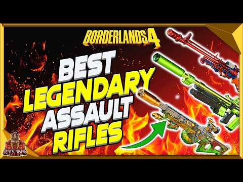 Видео: 5 лучших легендарных штурмовых винтовок в Borderlands 4 — самое популярное оружие и как его быстр...