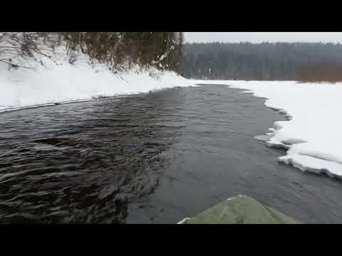 Видео: аэролодка ПНД..ВОДА.лед.снег..испытания.