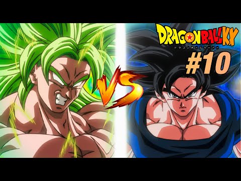 Видео: Сила богов! Ультра инстинкт Гоку против Броли. Фан-анимация DB KX #10
