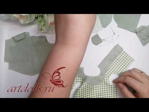 Видео: Куртка для куклы